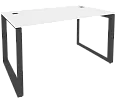Стол руководителя на О-образном металлокаркасе