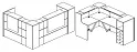 Ресепшен угловой г-образный с внешним углом 6