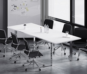 столы Оникс Люкс Белый