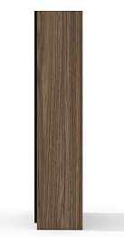 Офисный шкаф высокий со стеклом (полки стекло) с подсветкой