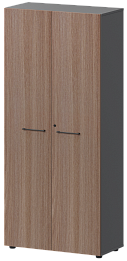 Офисный шкаф высокий закрытый (2 двери)