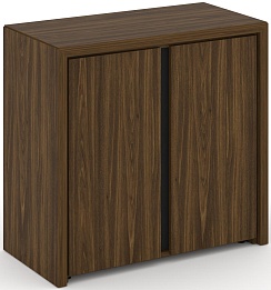 Офисный шкаф низкий широкий (2 низких фасада ЛДСП)